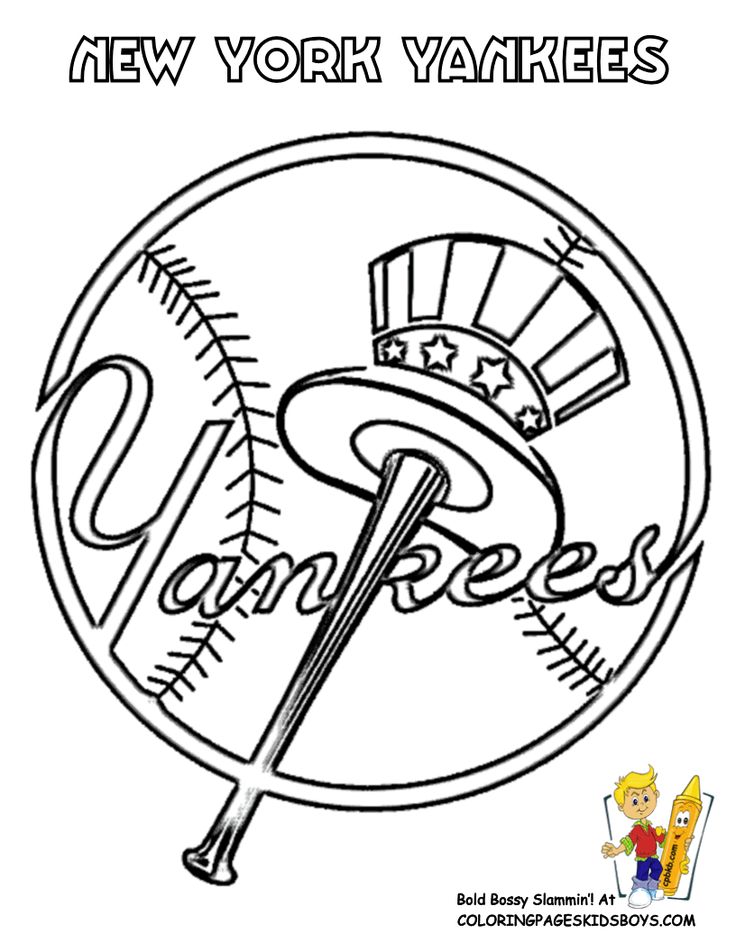 Newyorkyankeesbaseballcoloringat