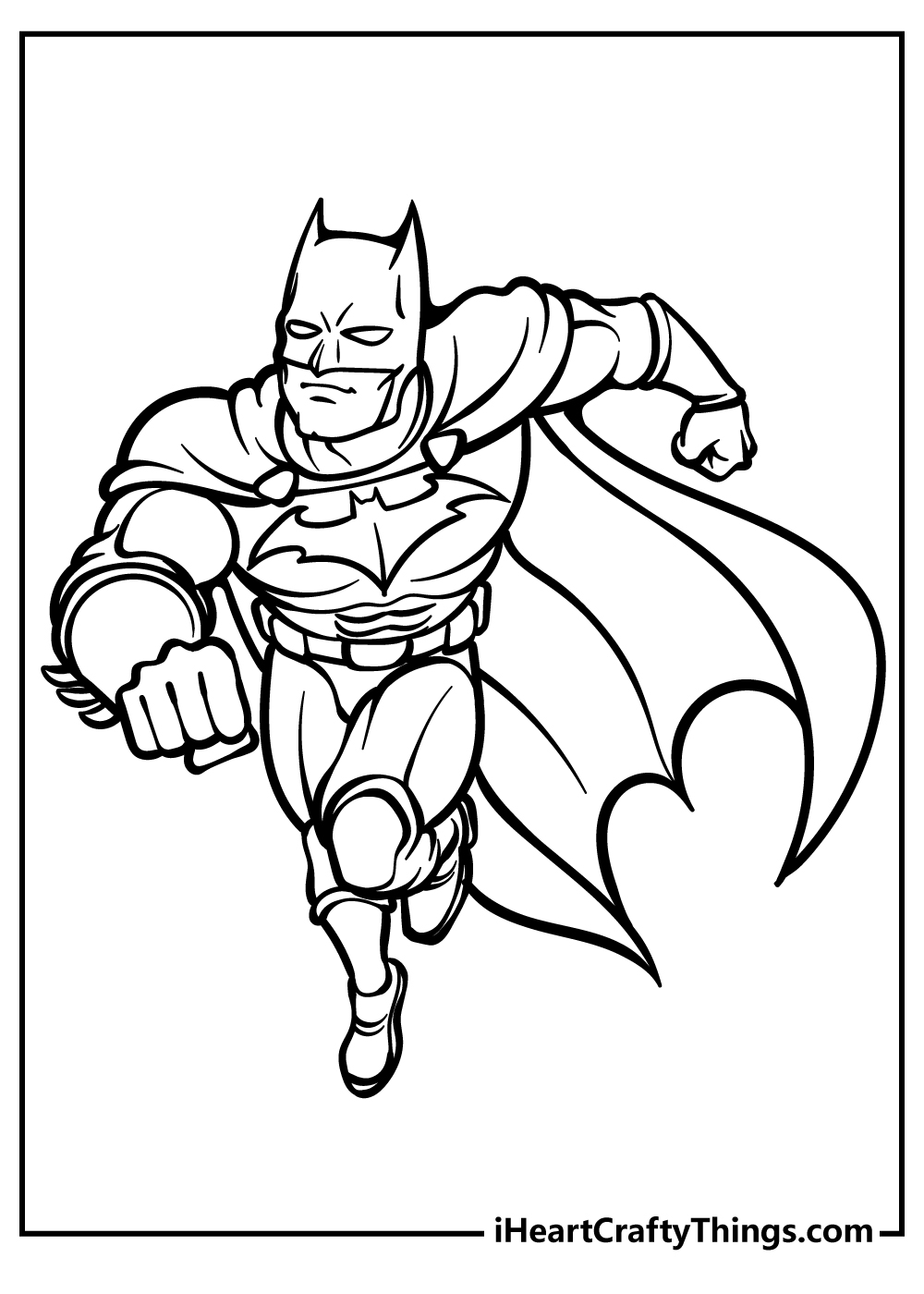 Batman coloring pages free printables