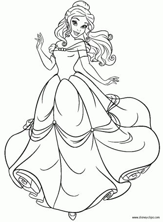 Disneys beauty and the beast colouring sheets belle coloring pages princess coloring princess coloring pages printables