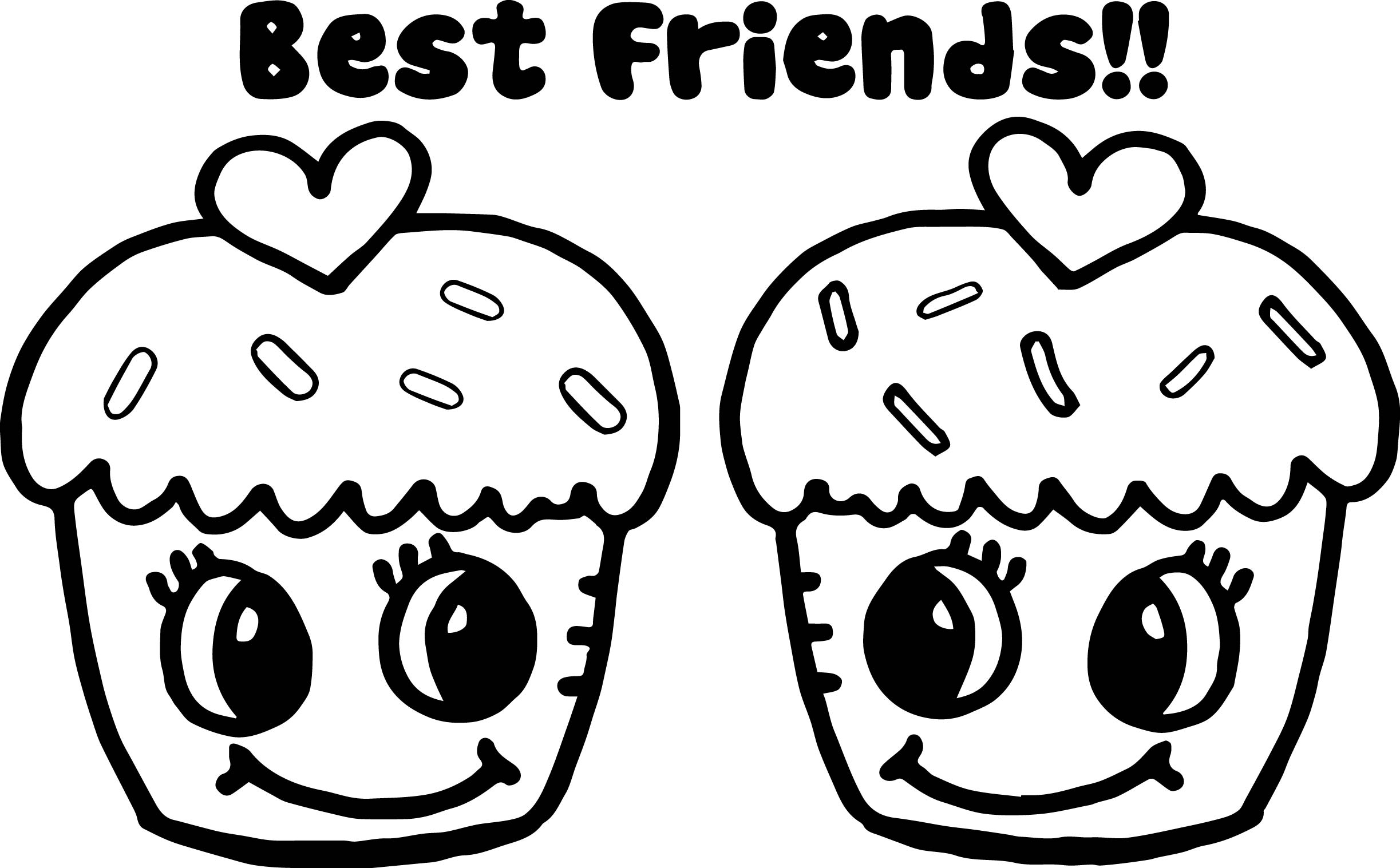 Best friends coloring pages