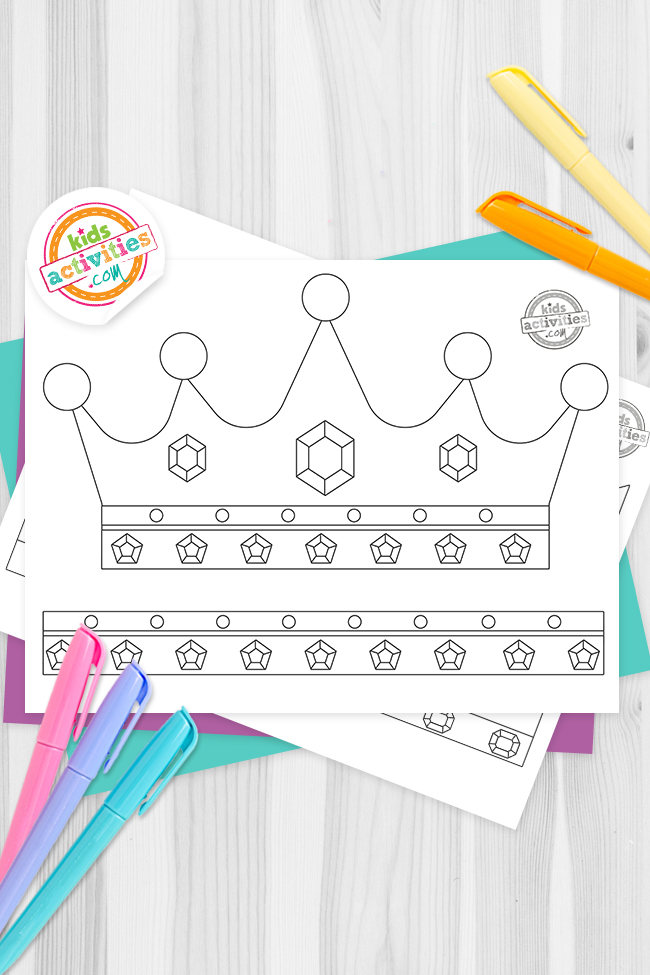 Enchanting birthday crown printable kids activities blog