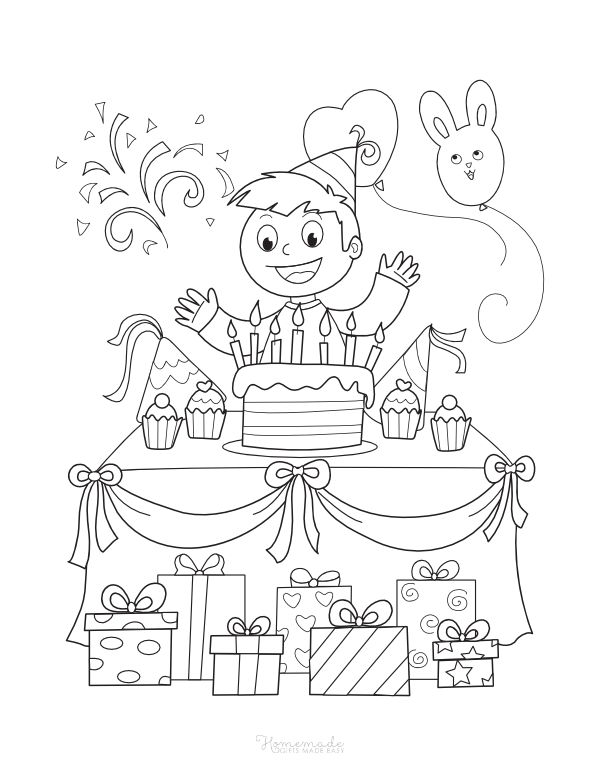 Free happy birthday coloring pages for kids happy birthday coloring pages birthday coloring pages cute happy birthday