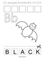 Black coloring pages