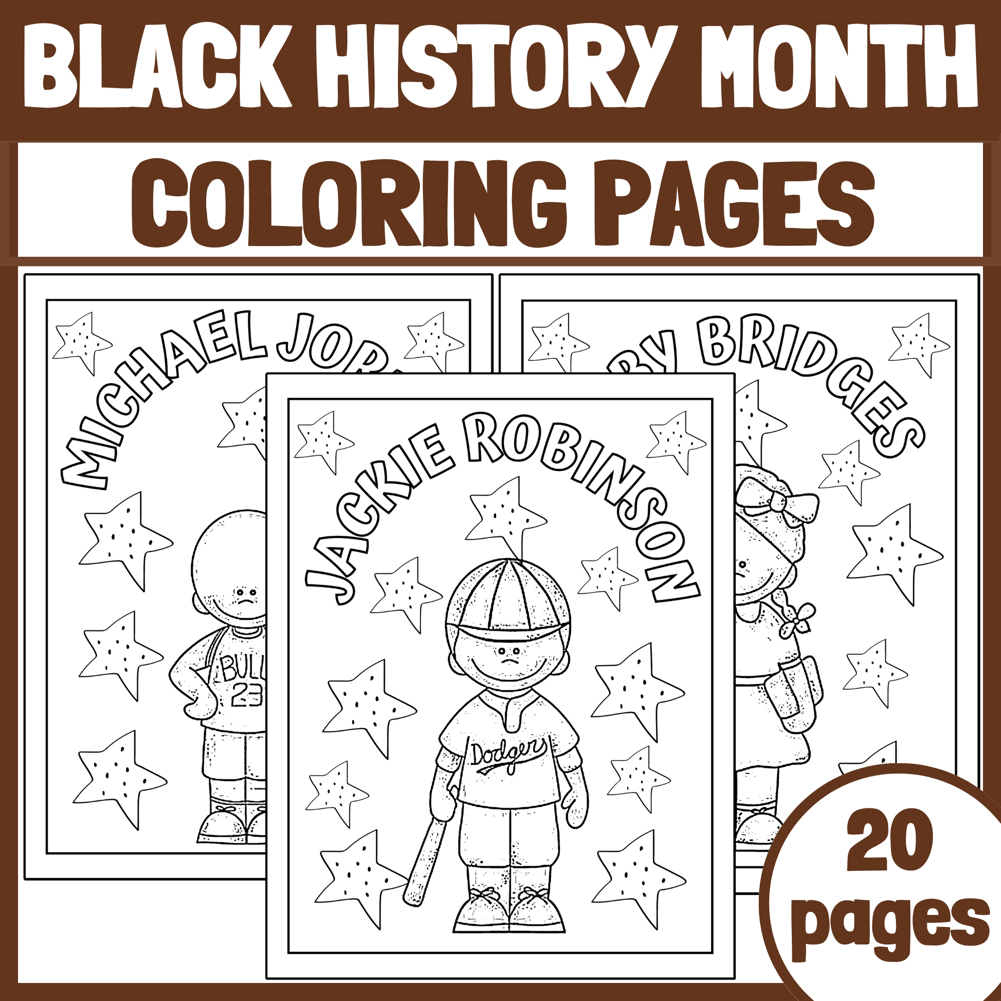 Important figures in black history month coloring pages black history month made by teachers