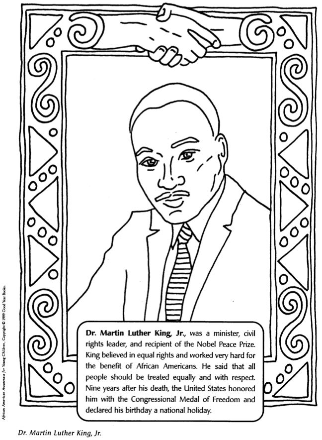 Mlk coloring pages black history month crafts black history month activities black history month art