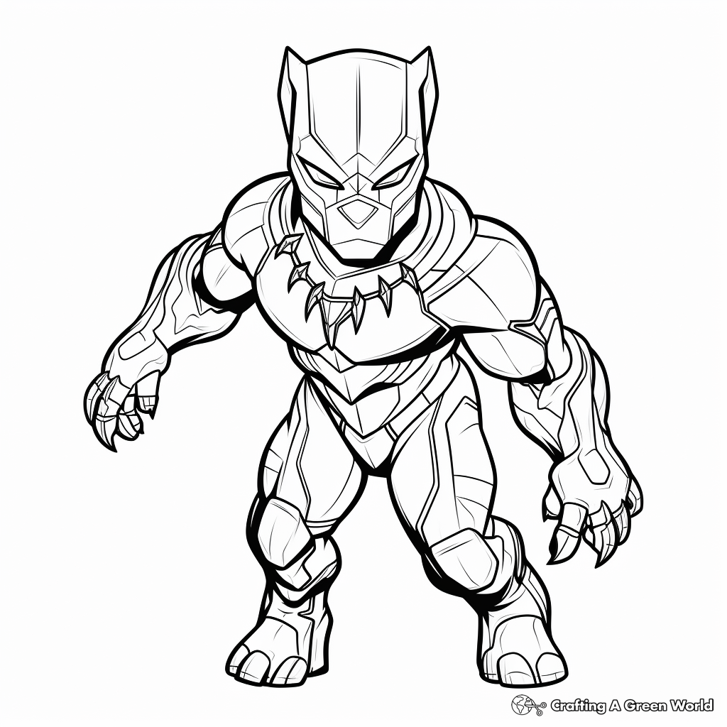 Panther coloring pages