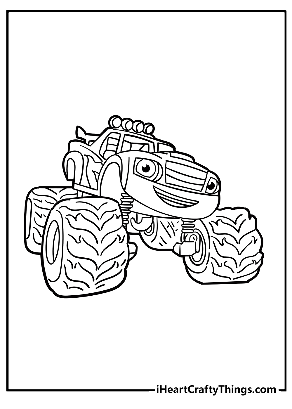 Blaze coloring pages free printables