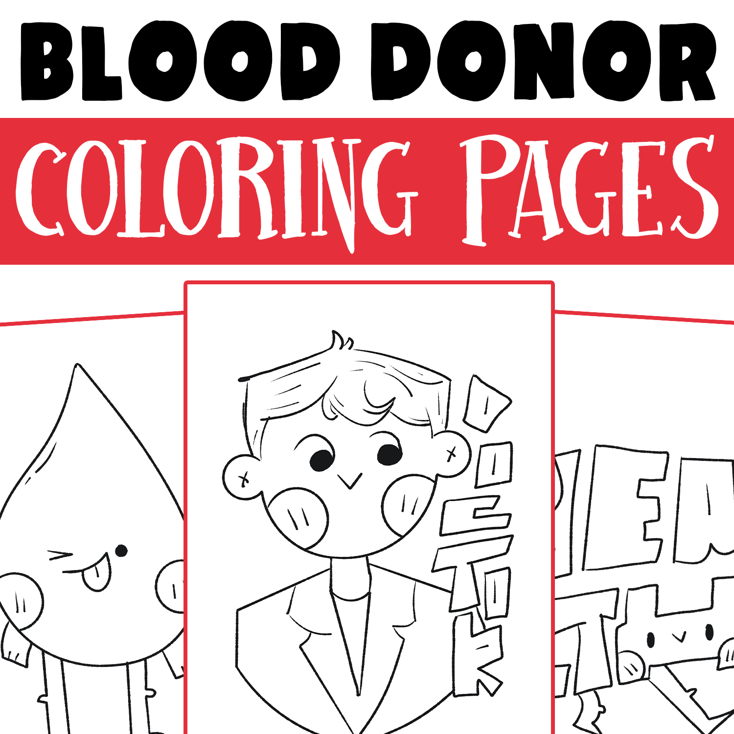 Blood donor awareness month coloring pages blood donor coloring worksheets made by teachers