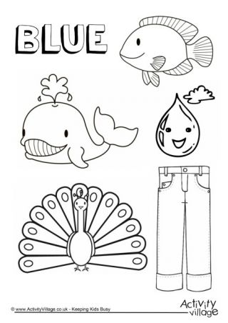 Colour collection colouring pages color worksheets for preschool preschool color activities color blue activities