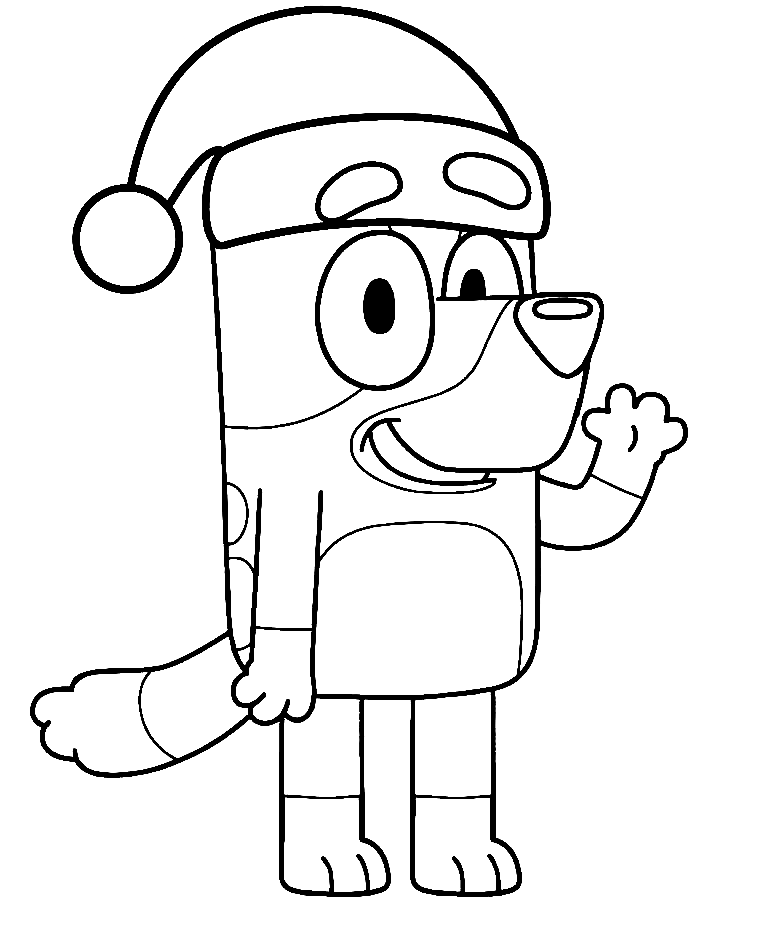 Bluey coloring pages printable for free download