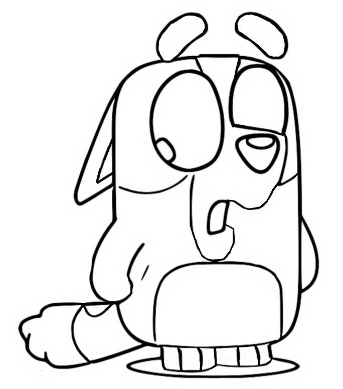 Coloring pages bluey