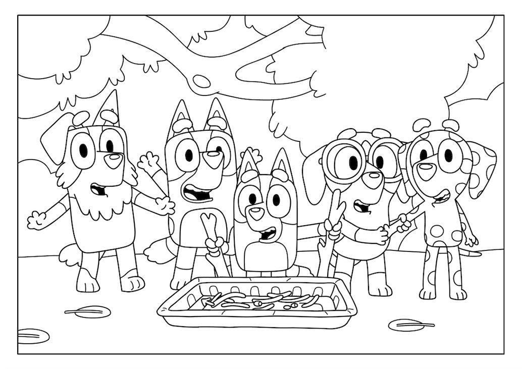 Friends colouring sheets