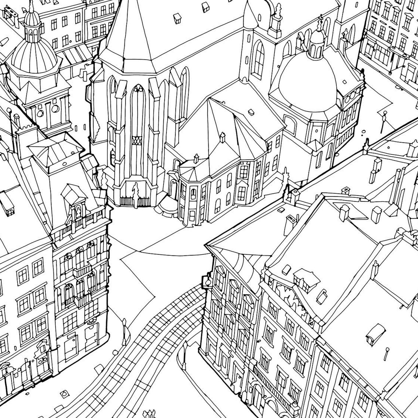 Stunning new coloring book shines a light on global architecture