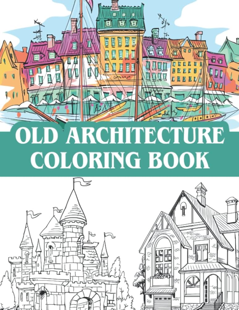 Old architecture loring book by journals bluebee