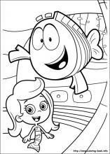 Bubble guppies coloring pages on coloring