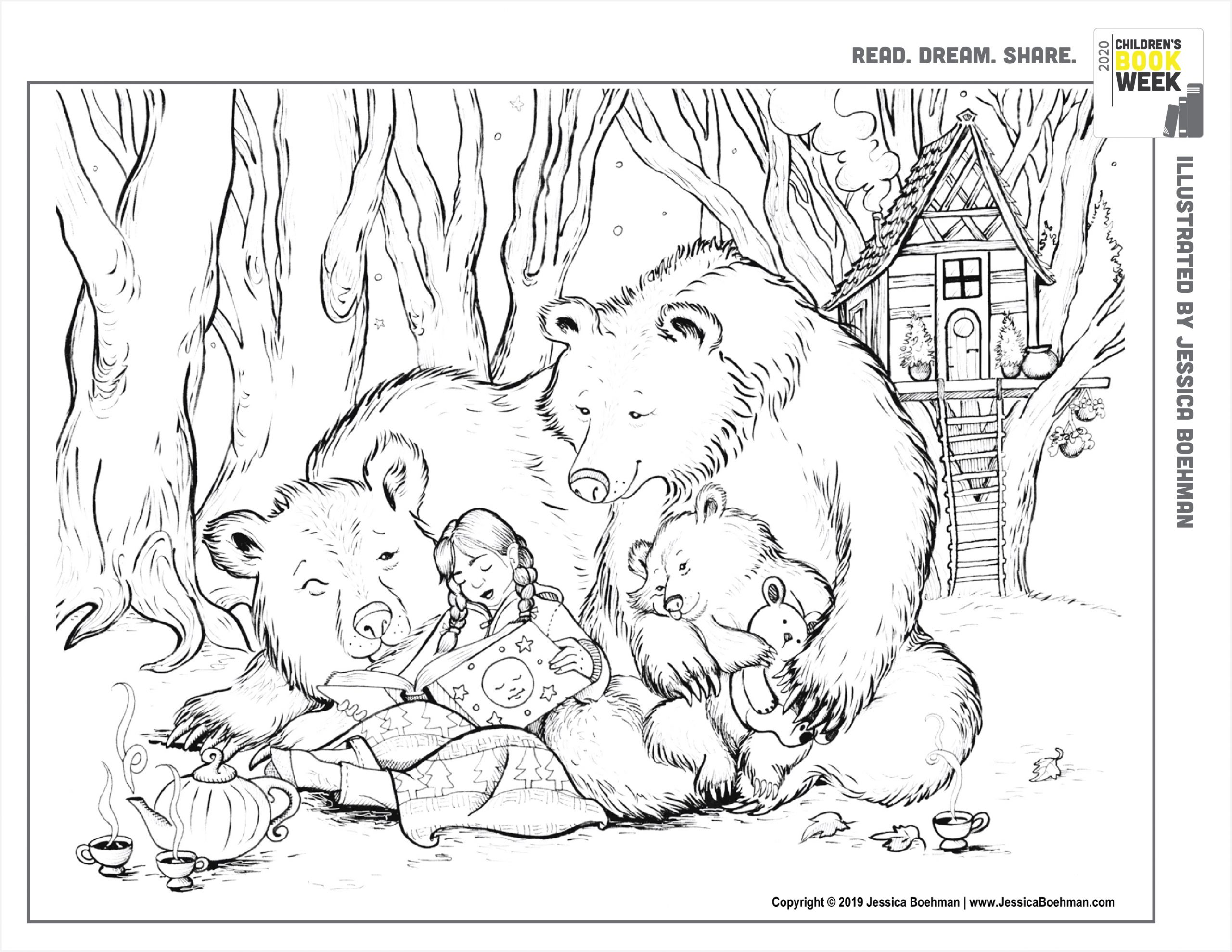 Coloring book pages â every child a reader