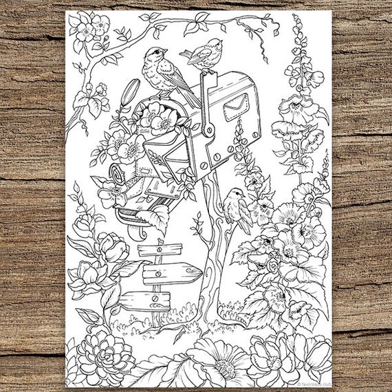 Mail printable adult coloring page from favoreads coloring book pages for adults and kids coloring sheets colouring designs