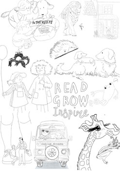 Book week cbca colouring sheet by marnish tpt