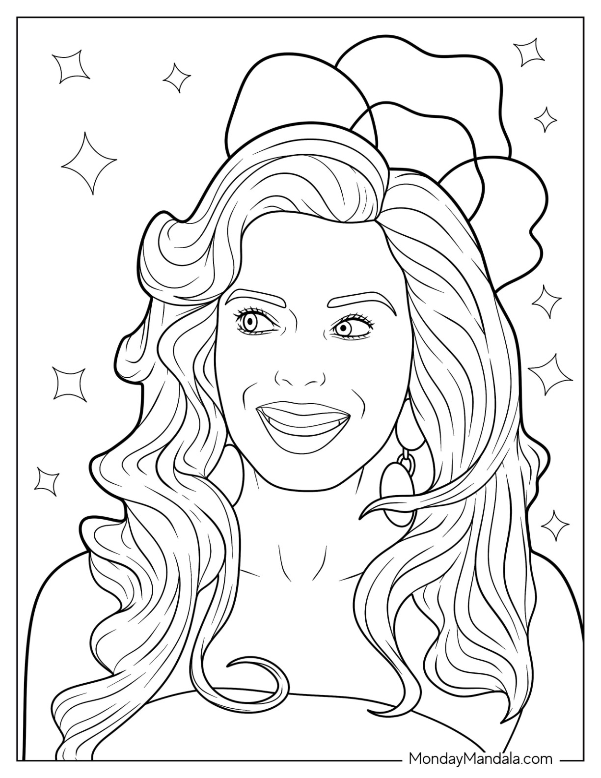 Barbie coloring pages free pdf printables