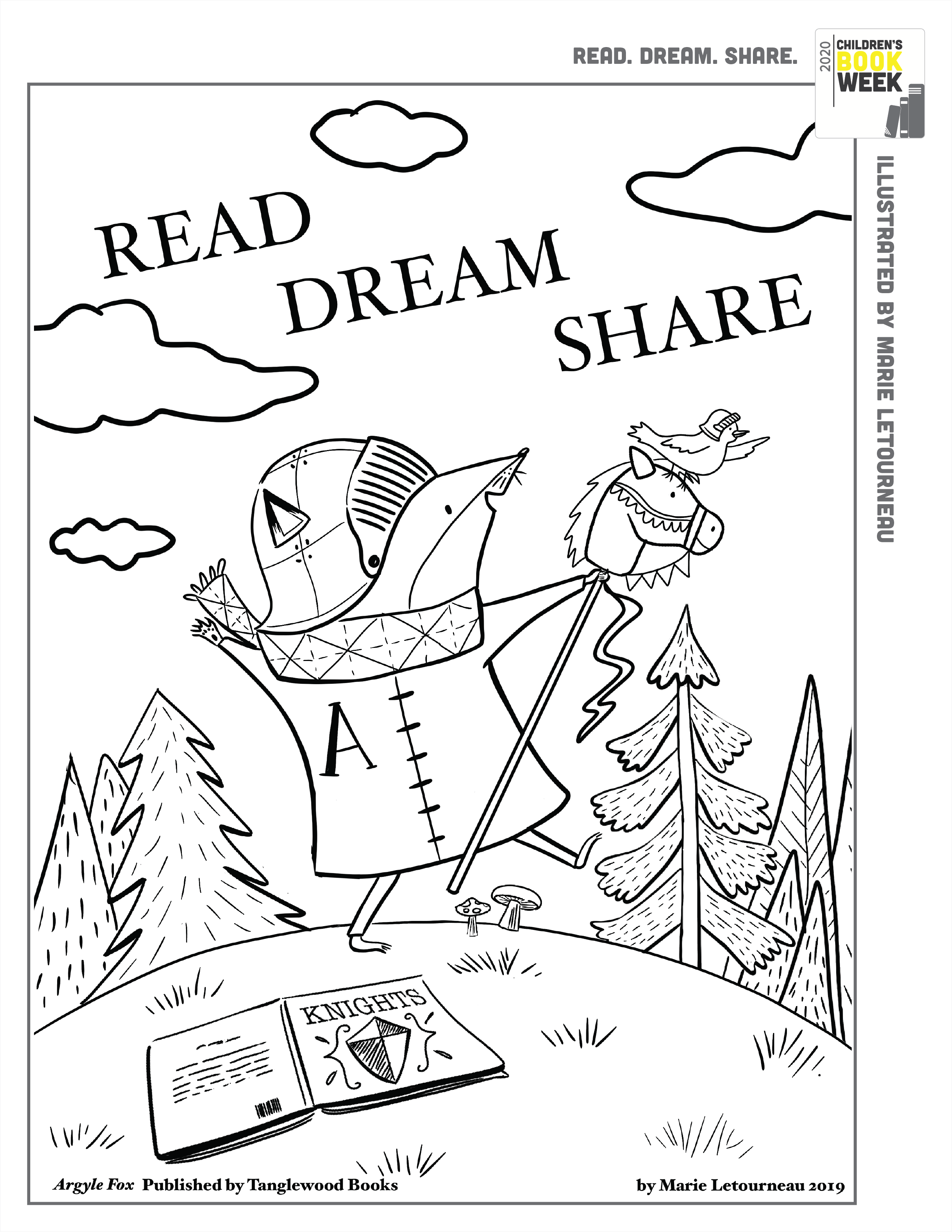 Coloring book pages â every child a reader