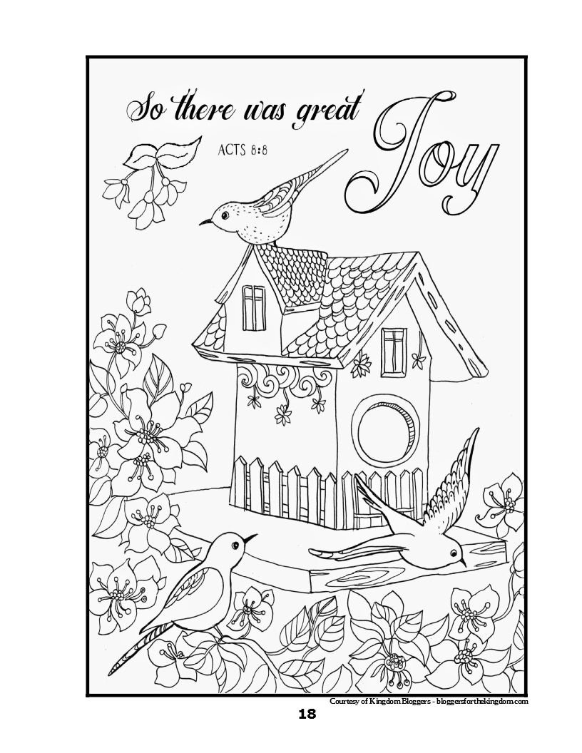 Christian adult coloring book â nursing home ministry resources