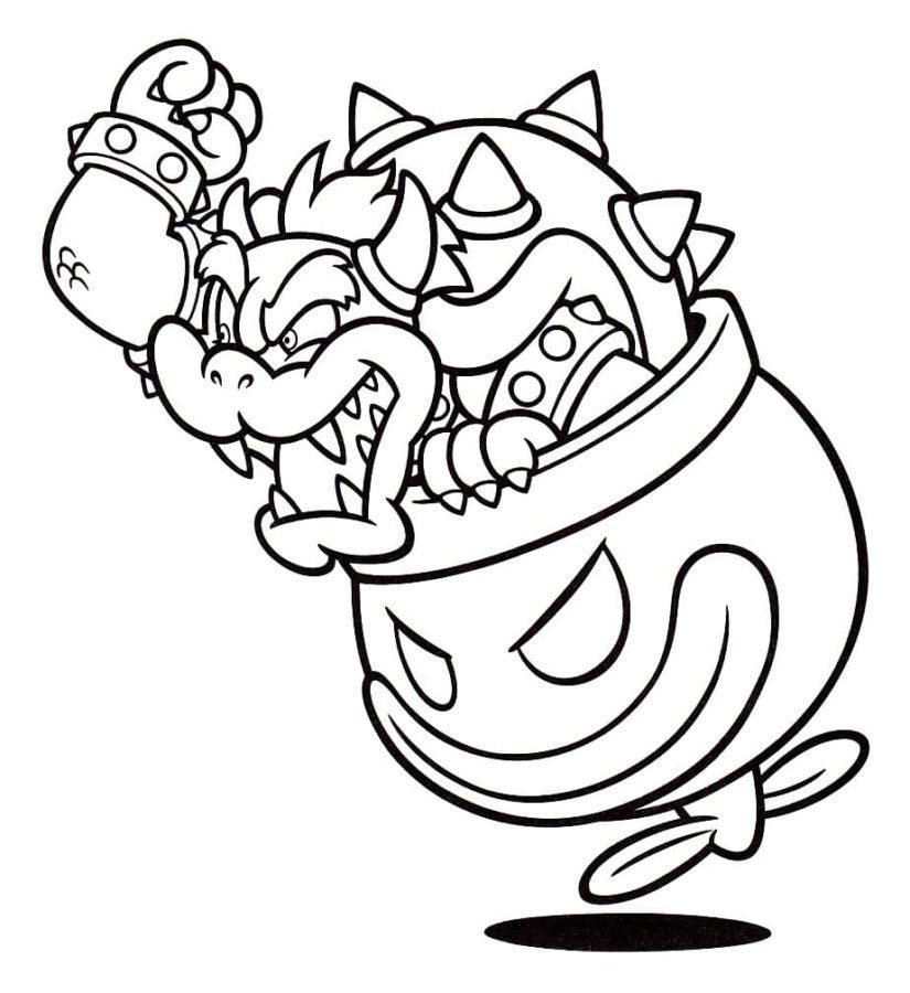 Bowser coloring pages by coloringpageswk on