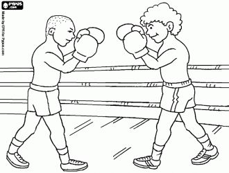 Boxer shorts coloring page