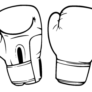 Boxing coloring pages printable for free download