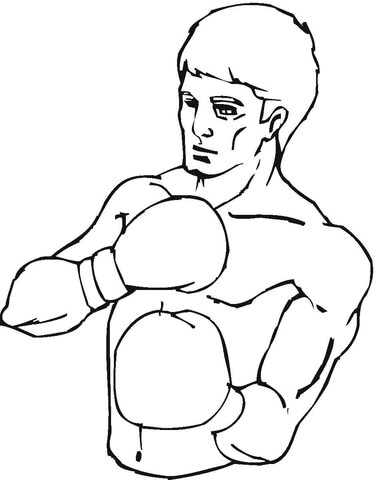 Boxer coloring page free printable coloring pages