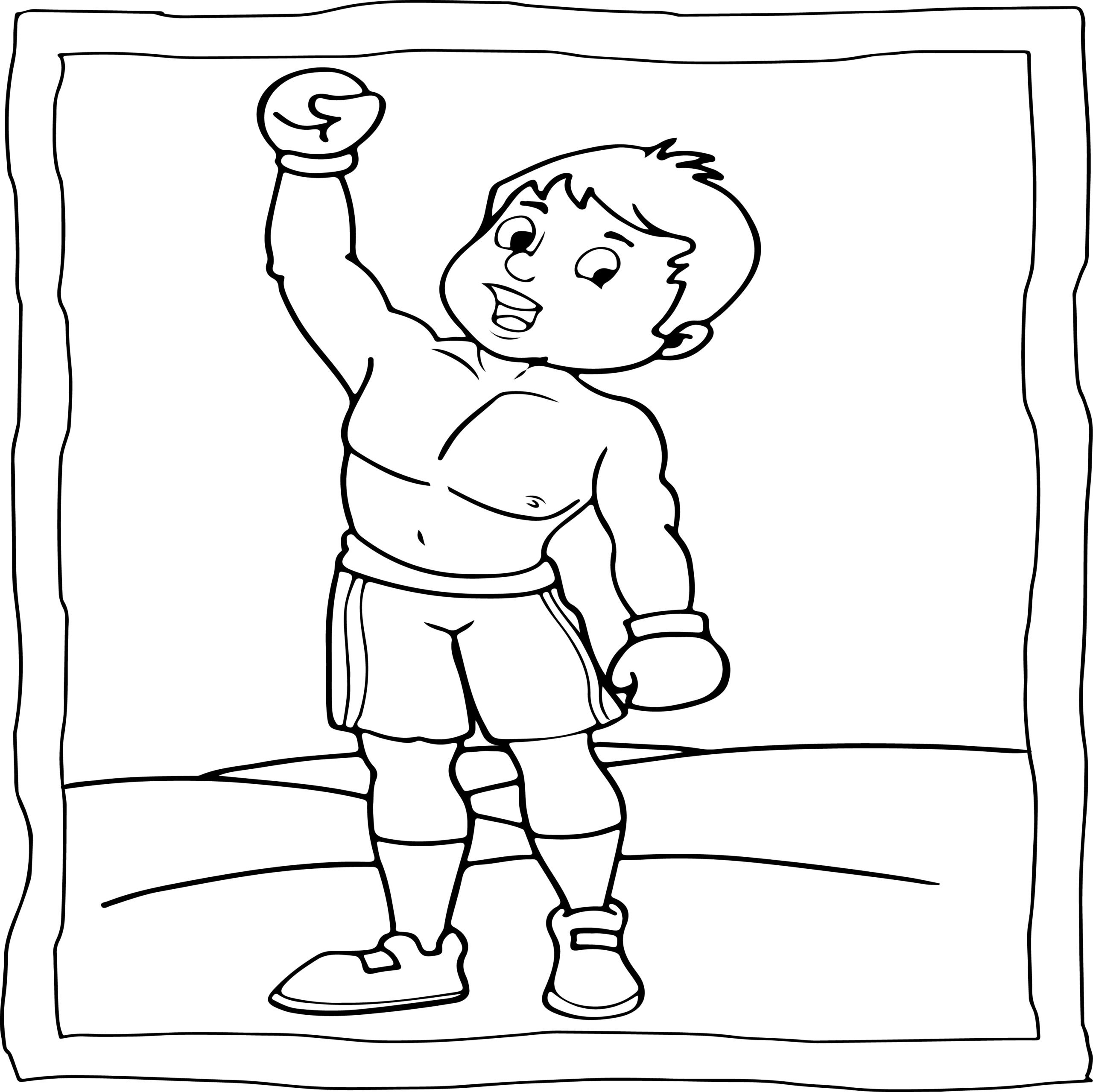 Boxing coloring book easy and fun boxing coloring book for kids made by teachers