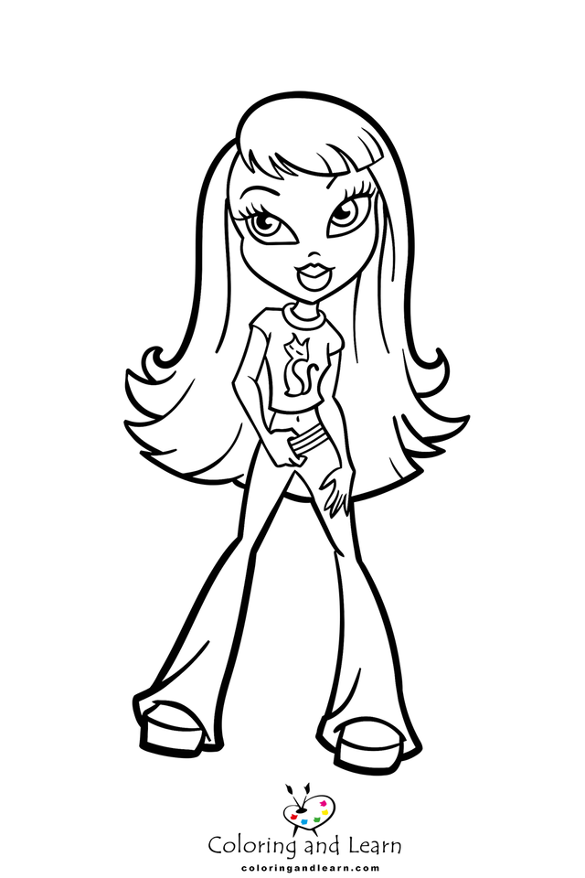 Bratz coloring pages rbratz