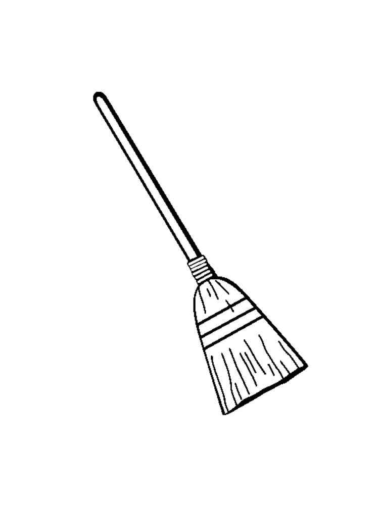 Broomstick coloring pages