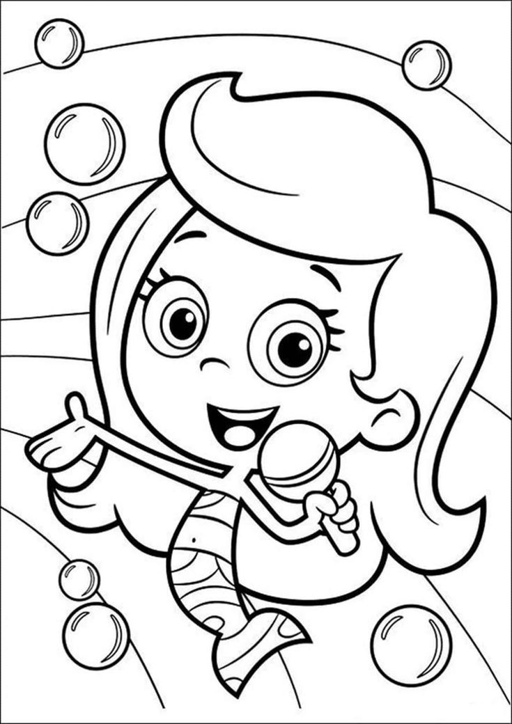 Free easy to print bubble guppies coloring pages bubble guppies coloring pages coloring books coloring pages inspirational