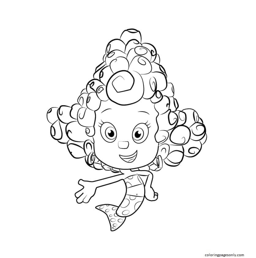 Bubble guppies coloring pages printable for free download