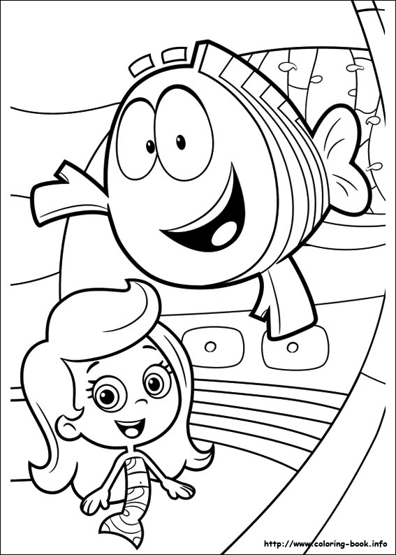 Bubble guppies coloring picture