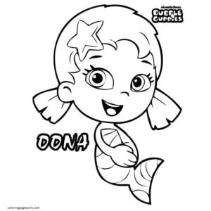 Bubble guppies coloring pages printable for free download