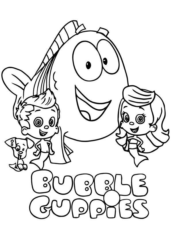 Âfree bubble guppies coloring pages printable bubble guppies coloring pictures worksheets for preschoolers