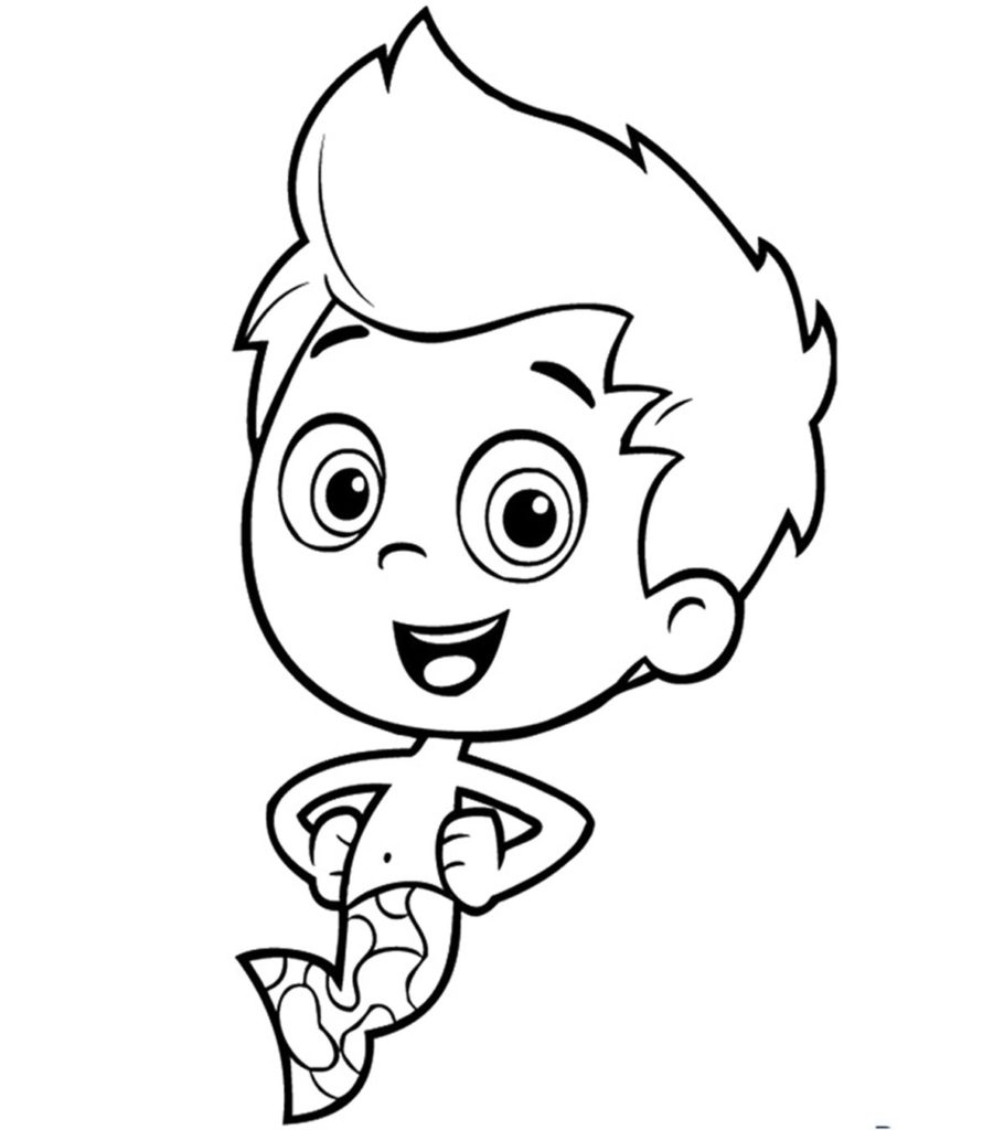 Bubble guppies coloring pages