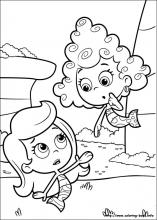 Bubble guppies coloring pages on coloring