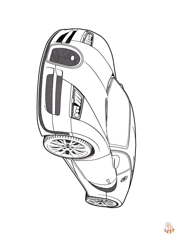 Top bugatti coloring pages for kids