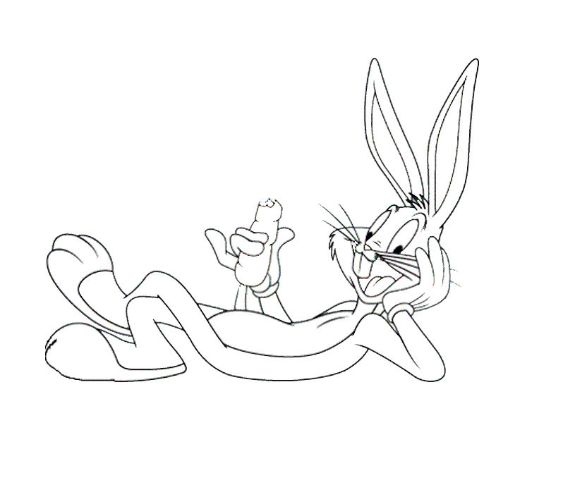 Free printable bugs bunny coloring pages for kids