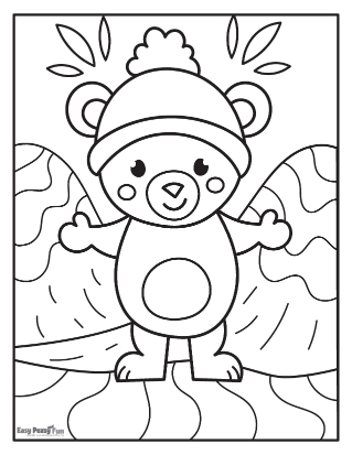 Bear coloring pages