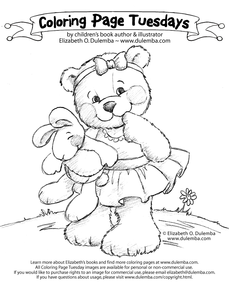 Coloring page tuesday