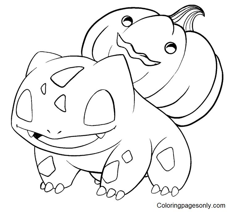 Bulbasaur coloring pages