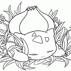 Bulbasaur coloring pages printable for free download