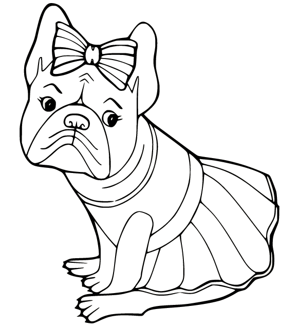 Bulldog coloring pages printable for free download