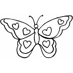 Butterfly coloring page