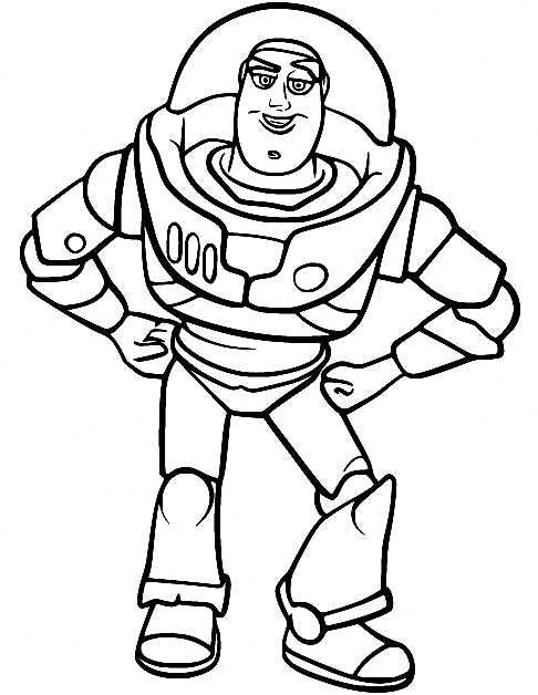 Buzz lightyear coloring pages printable for free download