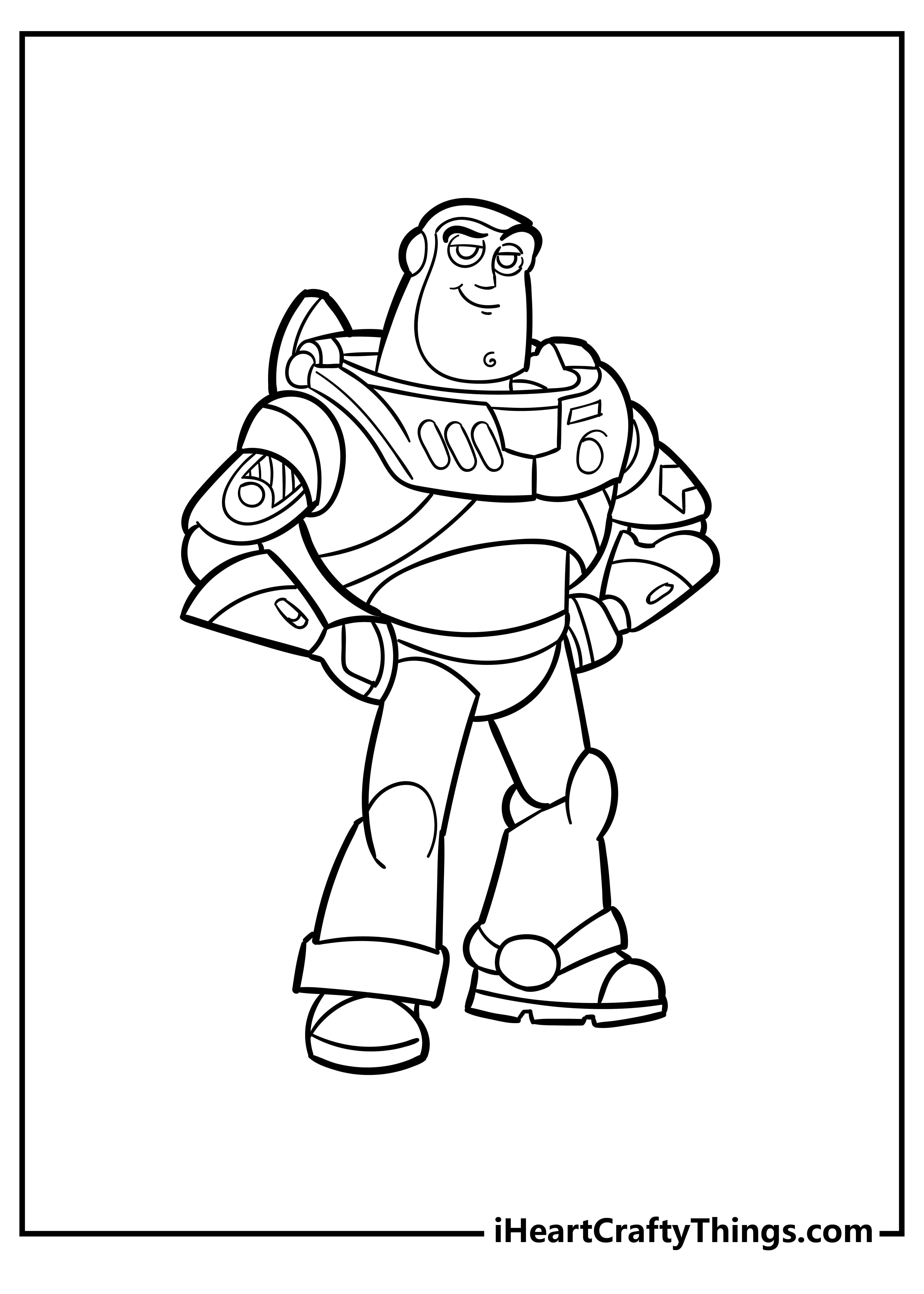 Buzz lightyear coloring pages free printables