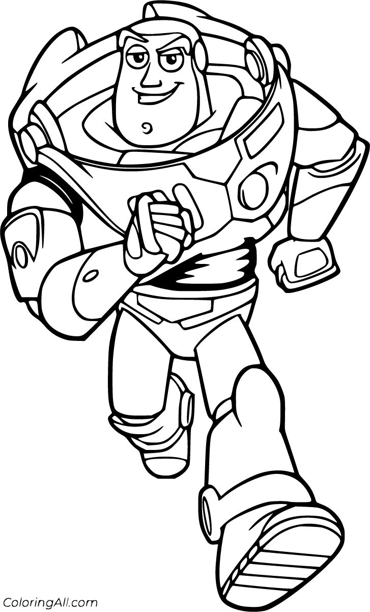 Free printable buzz lightyear coloring pages easy to print from any device and automatically fit aâ cartoon coloring pages coloring pages disney silhouettes